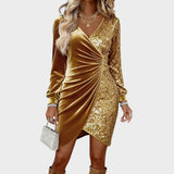 Teresa | Vestido midi brilhante