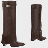 Luana |  Botas altas de couro