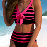 Laluna Gestreifter Bikini