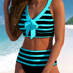 Laluna Gestreifter Bikini
