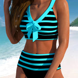 Laluna Gestreifter Bikini