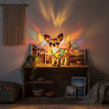 Chihuahua - Lâmpada em vitral