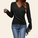 Clarissa™ | Top elegante e envolvente com decote em V.