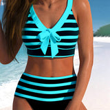 Laluna Gestreifter Bikini