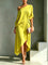 Camila Vestido Assimétrico Amarelo