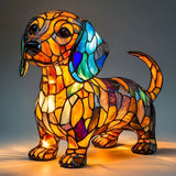 Salsicha - Lâmpada em vitral