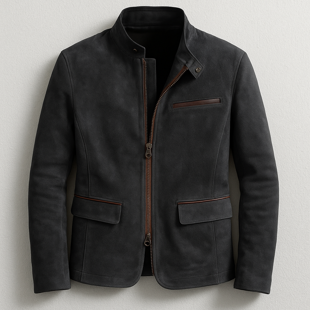 David™ | Casaco de couro elegante