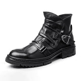 Sapatos masculinos marrons Martin com cadarço