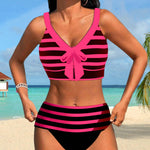 Laluna Gestreifter Bikini