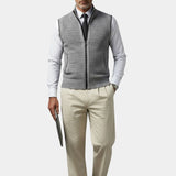 Pedro | Colete elegante com fecho de correr completo