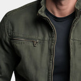Valter – Casaco vintage militar oliva