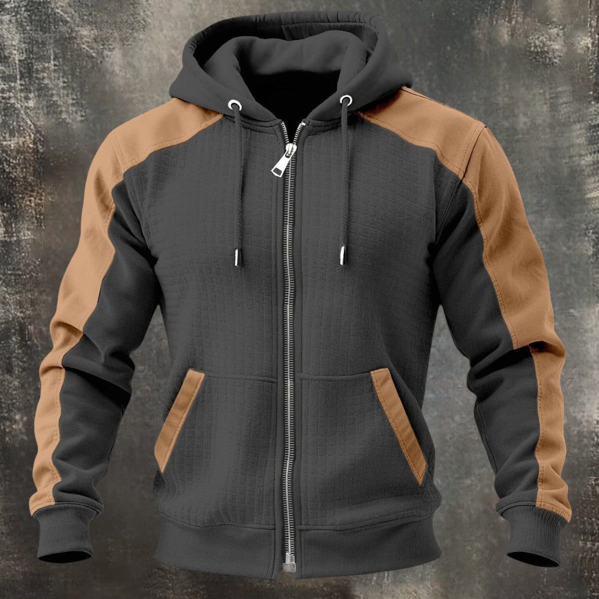 Sérgio | Sweatshirt bicolor com fecho