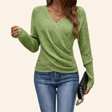 Clarissa™ | Top elegante e envolvente com decote em V.
