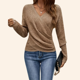 Clarissa™ | Top elegante e envolvente com decote em V.