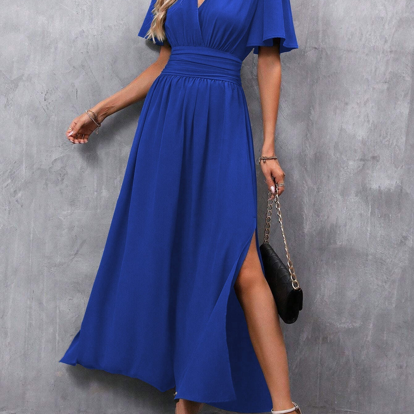 Eterna - Vestido Maxi Elegante Preto
