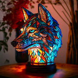 Lobo - Lâmpada em vitral