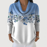 Matilde | Camisola floral com decote suave.