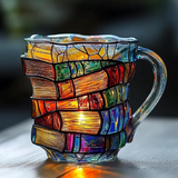 Lisa - Caneca artesanal em forma de livro