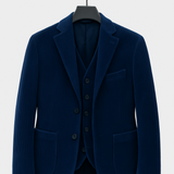 Tomas | Conjunto de 2 peças: Blazer e Cardigan em Veludo