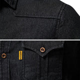 João | Camisa premium de algodão em denim