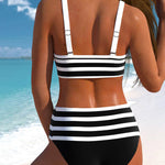 Laluna Gestreifter Bikini
