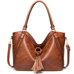 Adeline | Bolsa Tote em Couro Premium Espaçosa de Luxo - Ines Braga
