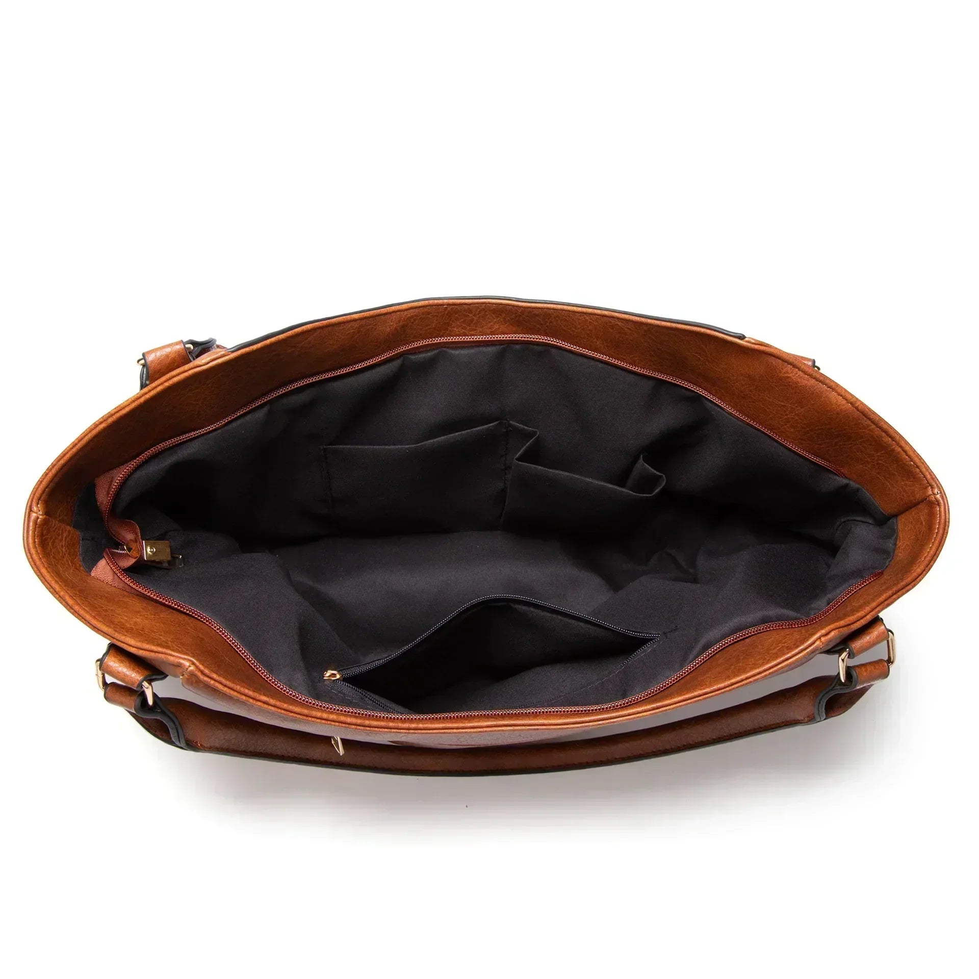 Adeline | Bolsa Tote em Couro Premium Espaçosa de Luxo - Ines Braga
