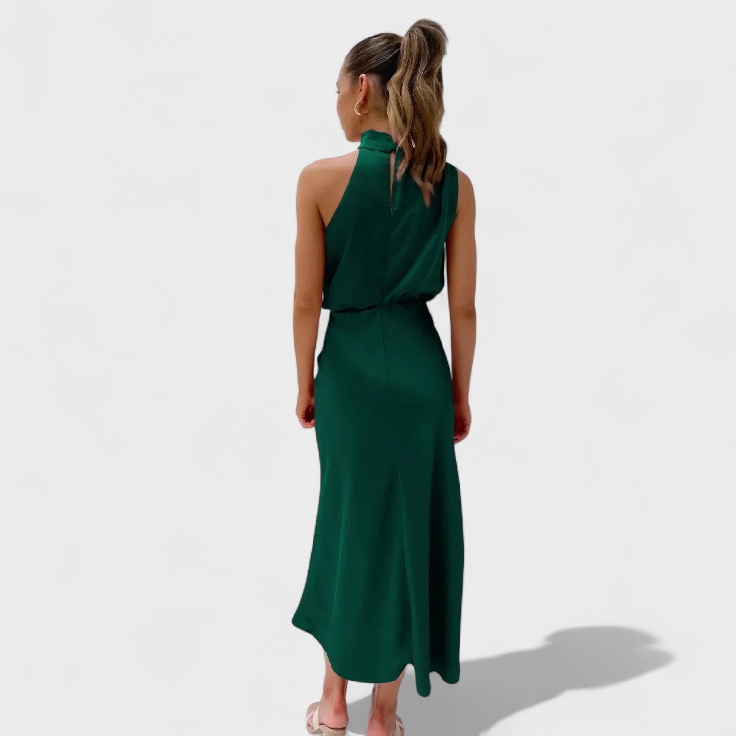 Alba - Vestido Satin Elegance - Ines Braga