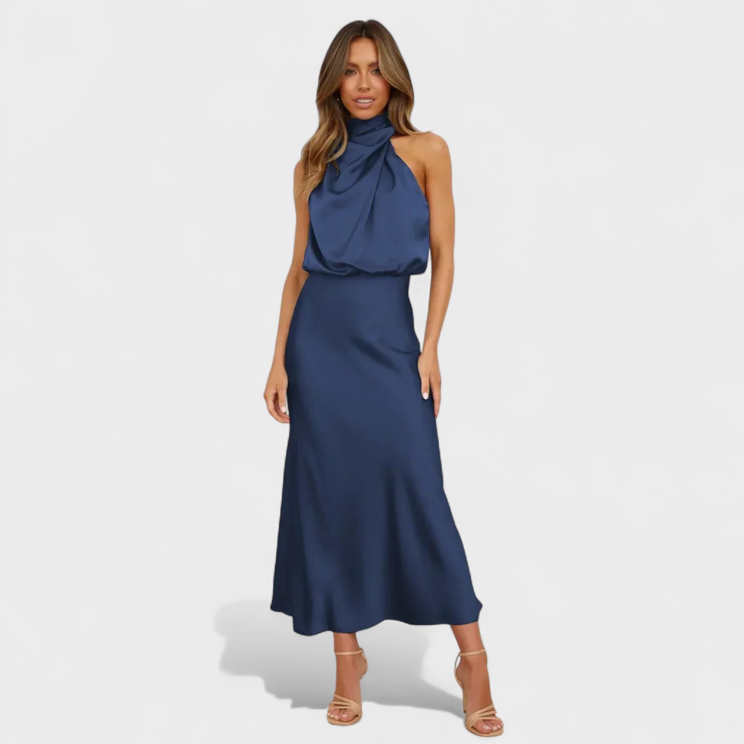 Alba - Vestido Satin Elegance - Ines Braga