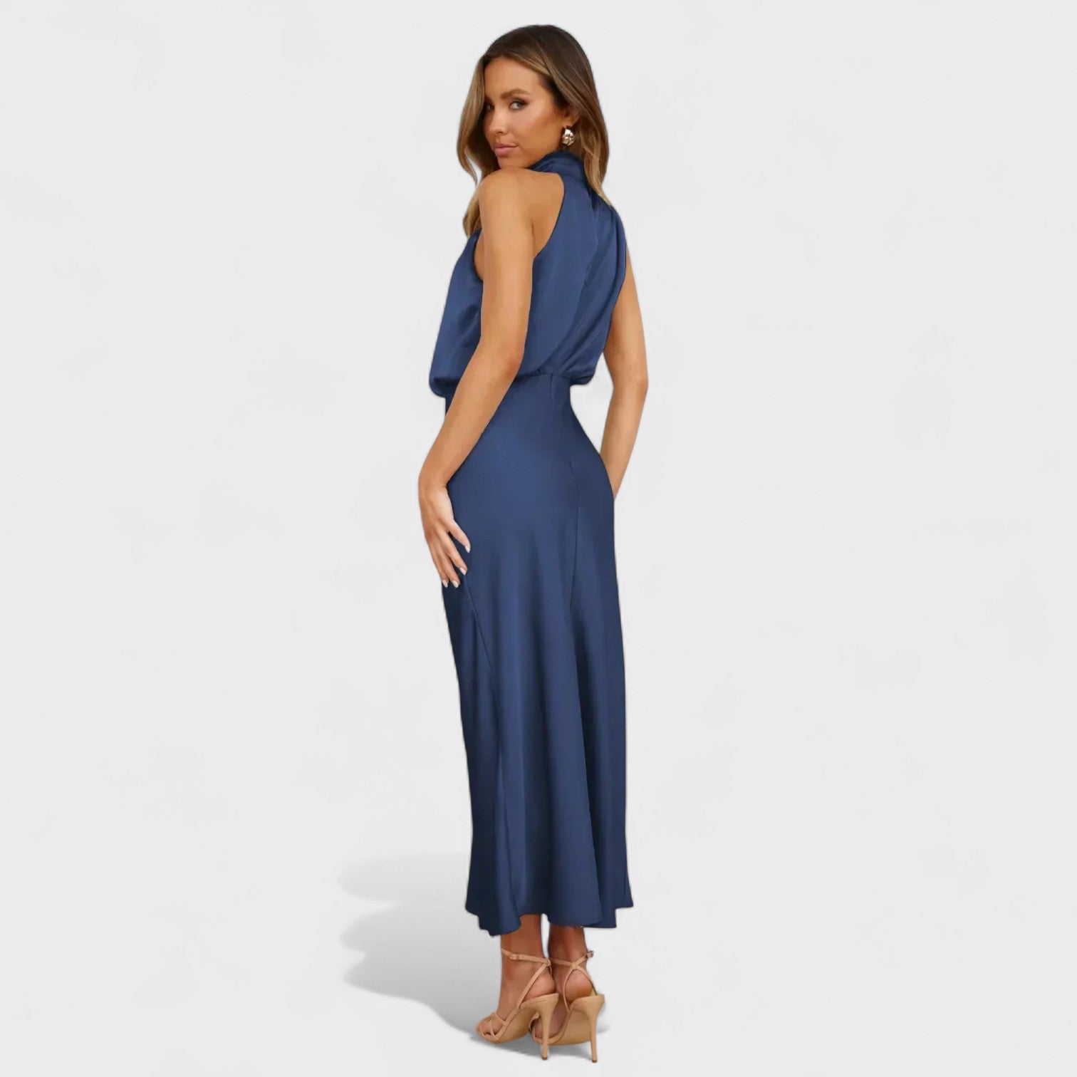 Alba - Vestido Satin Elegance - Ines Braga