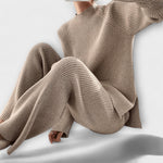 Albertina - Conjunto Cosy de Tricô Canelado de 2 Peças - Ines Braga
