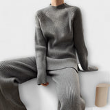 Albertina - Conjunto Cosy de Tricô Canelado de 2 Peças - Ines Braga
