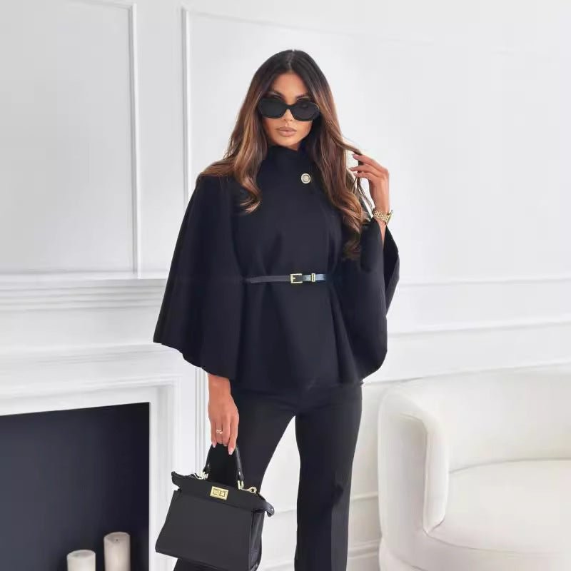 Alinne– O Casaco Papillon com Cinto que Eleva o Seu Estilo - Ines Braga