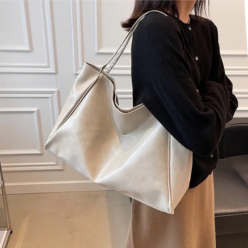 Amara | Bolsa De Couro Retro Elegante Versátil Alta Qualidade - Ines Braga
