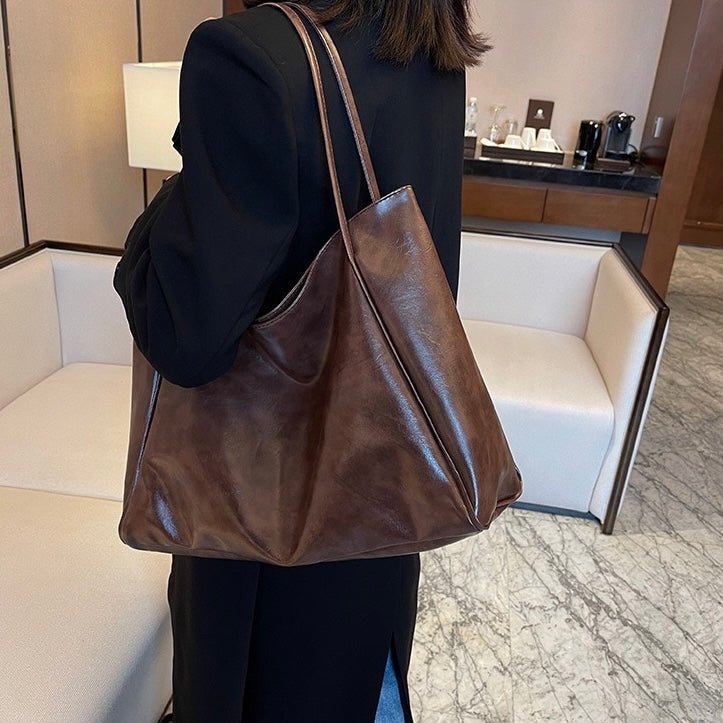 Amara | Bolsa De Couro Retro Elegante Versátil Alta Qualidade - Ines Braga