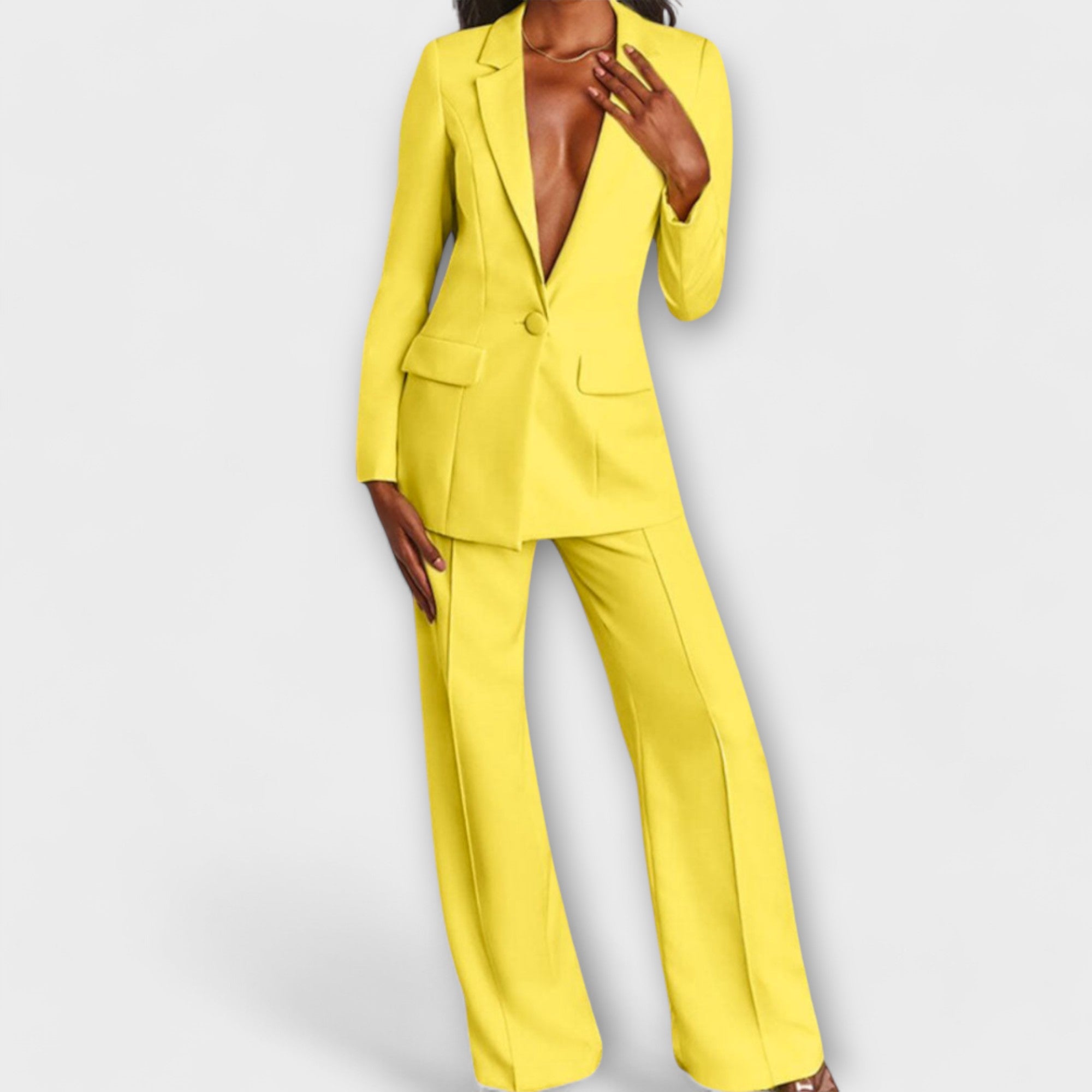 Amelia - Fato Feminino Elegante - Ines Braga
