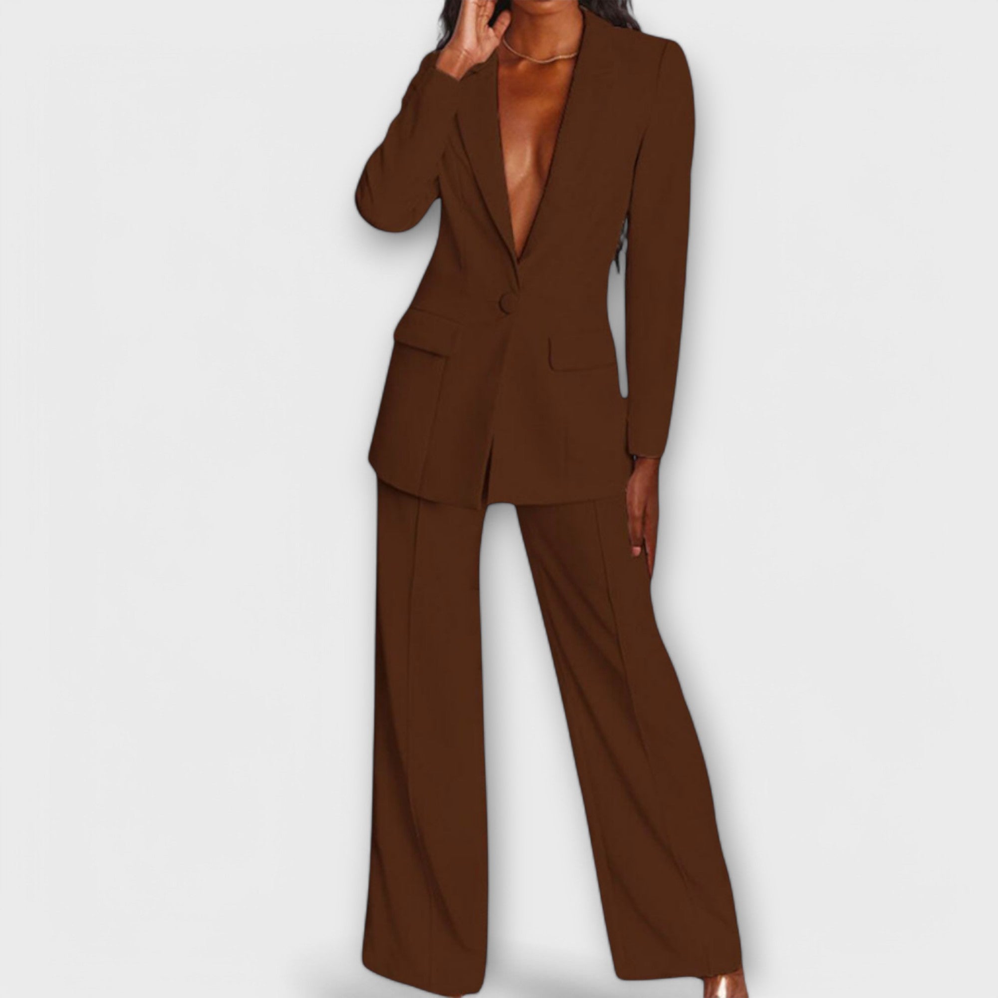 Amelia - Fato Feminino Elegante - Ines Braga
