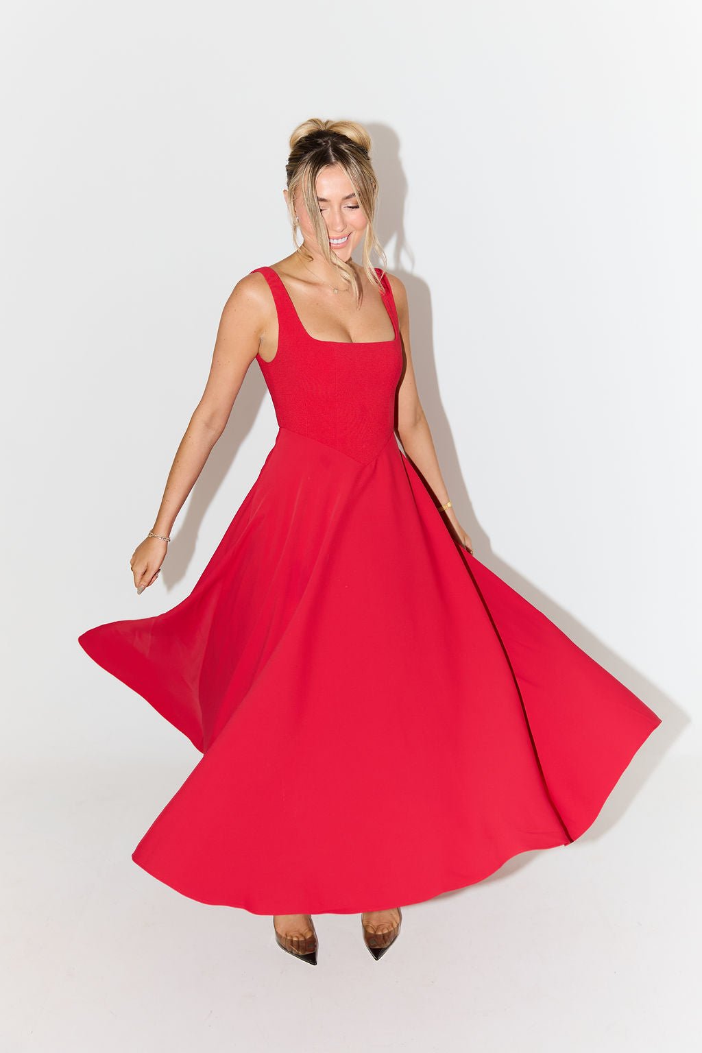 Amélia™ | Vestido Midi Intemporal e Fluido - Ines Braga