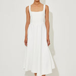 Amélia™ | Vestido Midi Intemporal e Fluido - Ines Braga