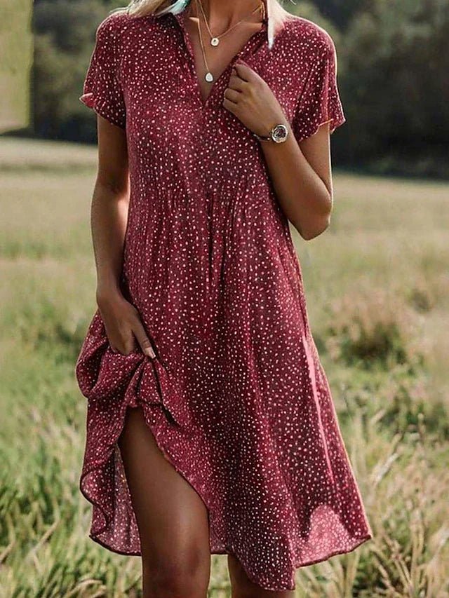 Ana Bela | Vestido Midi de Estilo Versátil e Feminino - Ines Braga