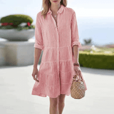 Anna – Vestido de Verão às Riscas - Ines Braga