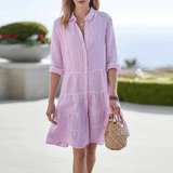 Anna – Vestido de Verão às Riscas - Ines Braga