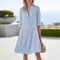 Anna – Vestido de Verão às Riscas - Ines Braga