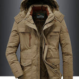 Bruno – Casaco masculino de inverno em fleece, feito com mistura de lã premium