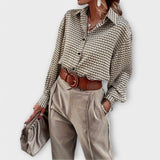 Ashley - Blusa Vintage de Manga Longa - Ines Braga