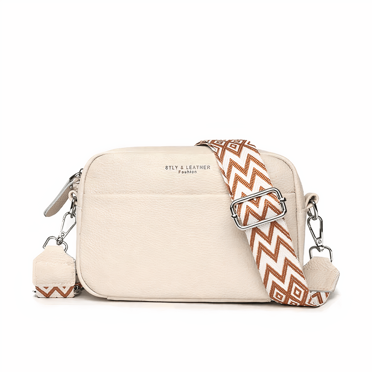 Ava | Bolsa de Ombro em Couro de Alta Qualidade Elegante - Ines Braga