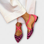 Bailarinas com Padrão Zebra - Ines Braga