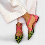 Bailarinas com Padrão Zebra - Ines Braga