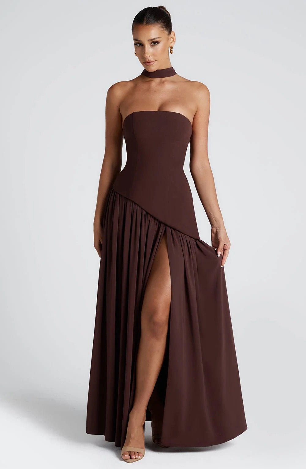 Beatriz™ | Vestido Longo com Corte Sofisticado - Ines Braga