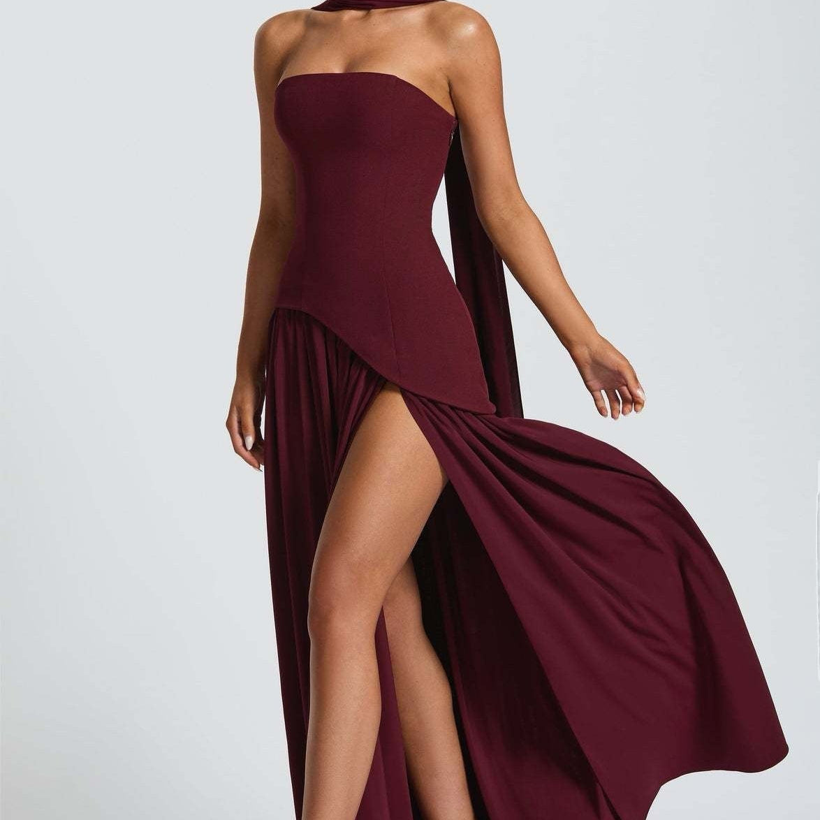 Beatriz™ | Vestido Longo com Corte Sofisticado - Ines Braga